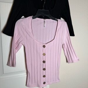 Free People pink 
Knit Fabric